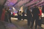 The silent auction hall.